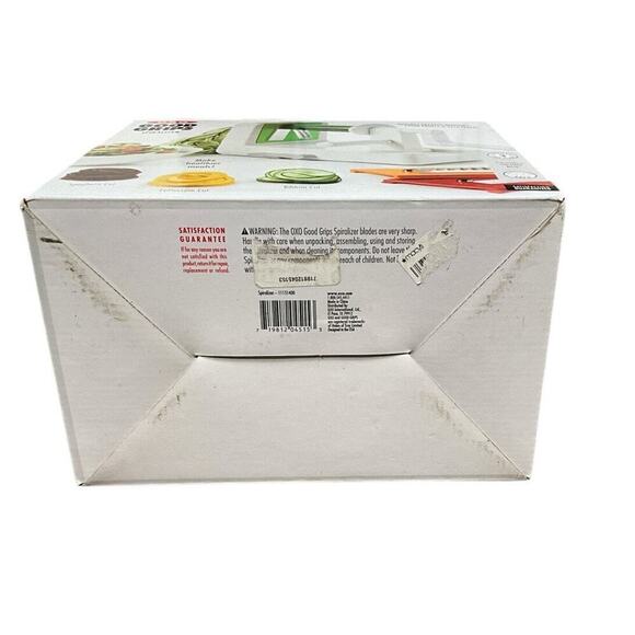 OXO Good Grips Fruit Vegetable Spiralizer 3 Blades NWB Tabletop Strong Hold - Picture 5 of 6